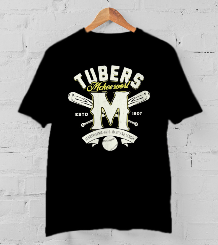 Tubers McKeesport Pennsylvania Ohio Maryland League Estd 1907 T-Shirt