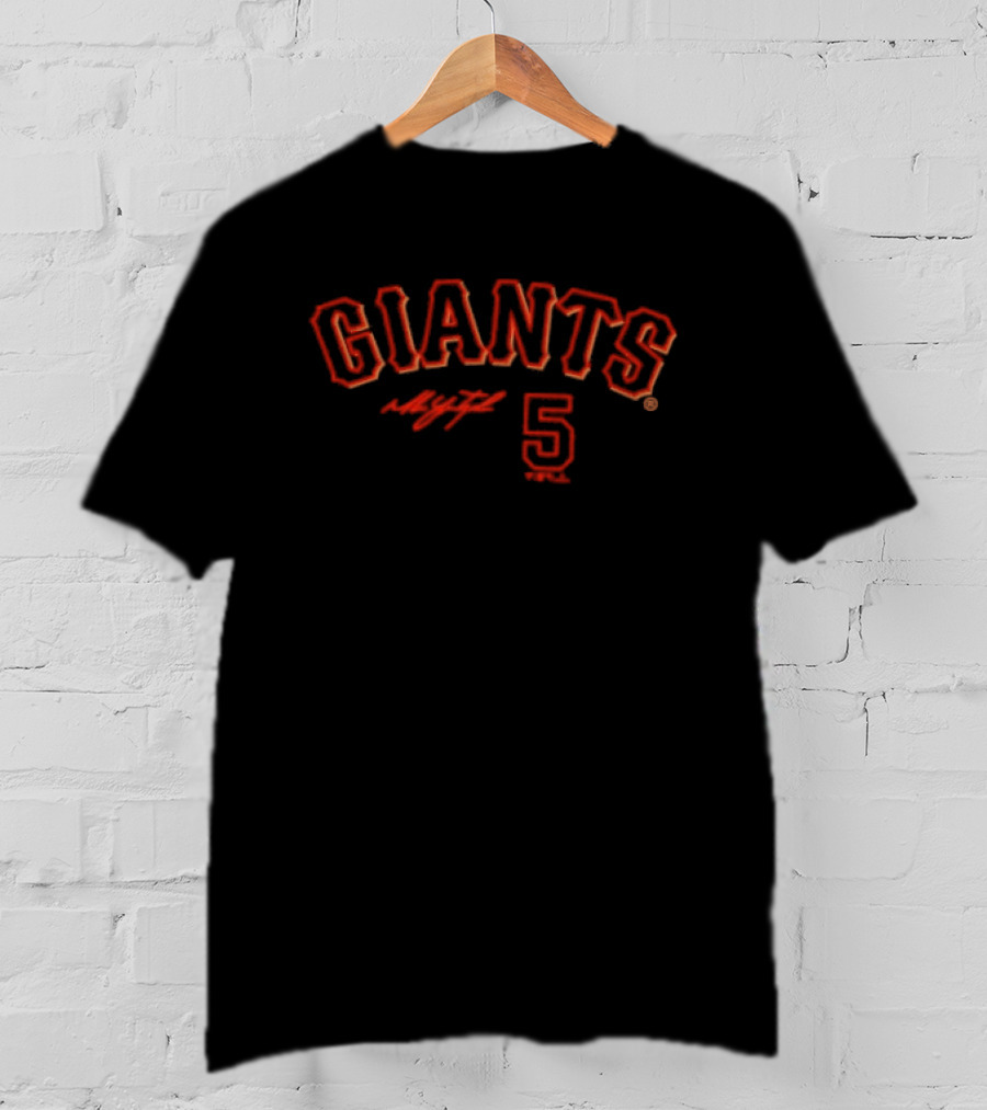 Giants Yastrzemski 5 San Francisco Player Name And Number T-Shirt