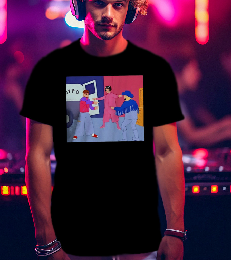 Oliver Tree NYPD Spider Man Pointing Meme T-Shirt