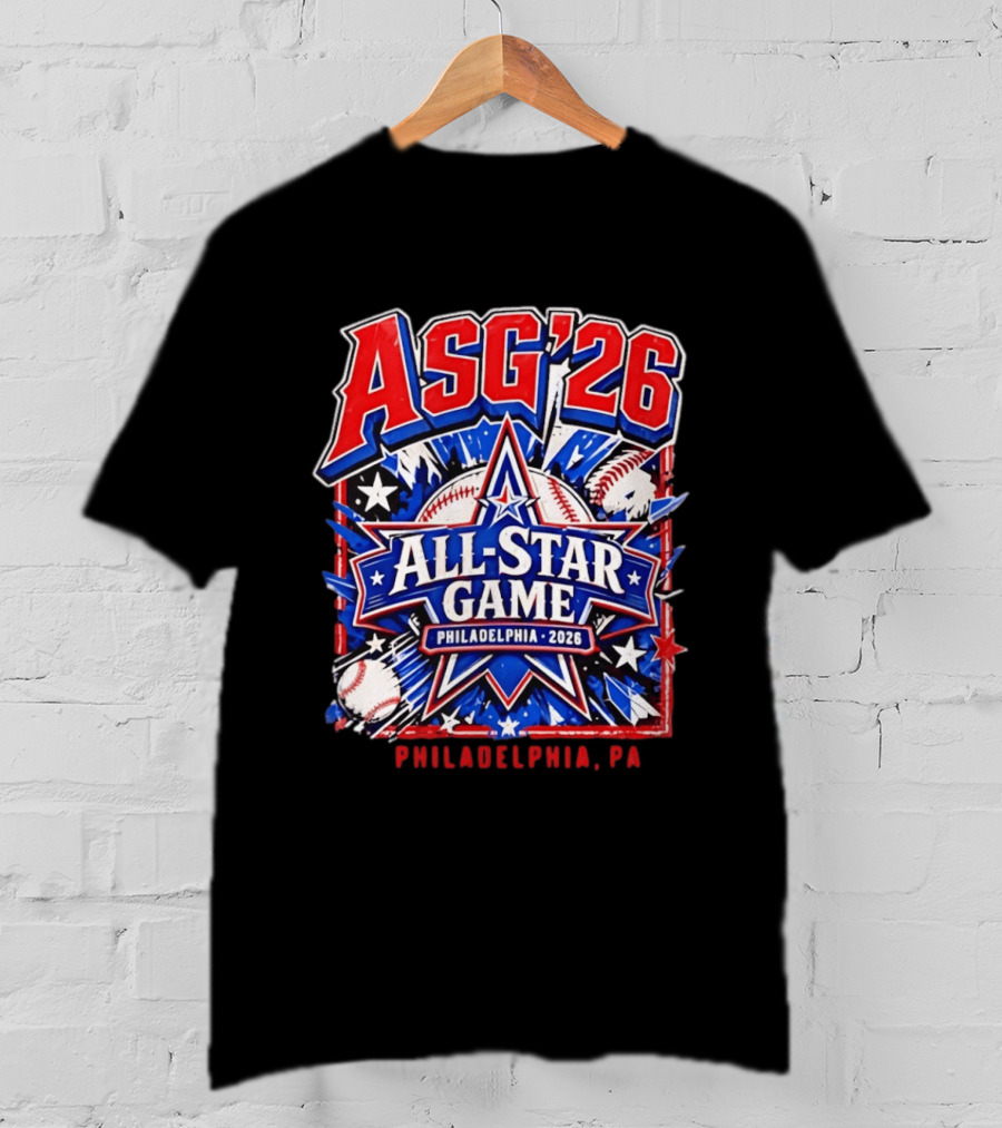 Philadelphia Phillies ASG '26 All Star Game Philadelphia PA Baseball T-Shirt
