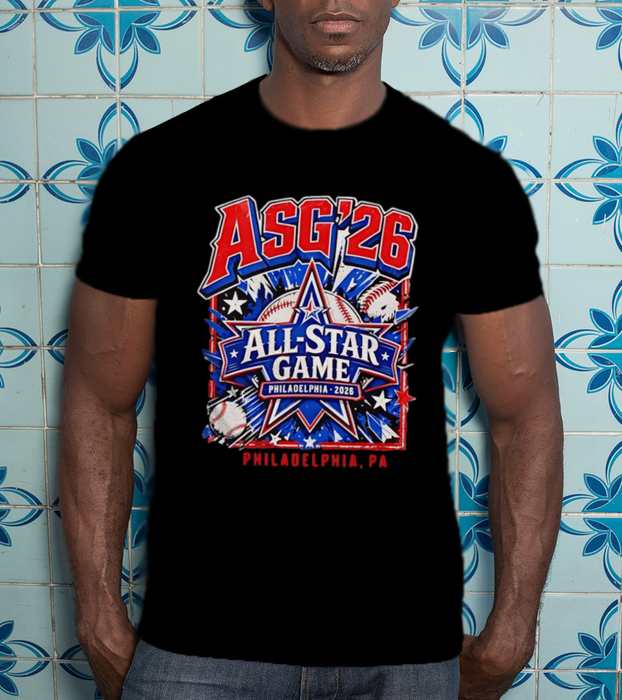 Philadelphia Phillies ASG '26 All Star Game Philadelphia PA Baseball T-Shirt
