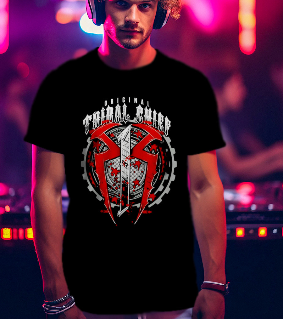 Original Tribal Chief Red Roman Reigns Shield T-Shirt