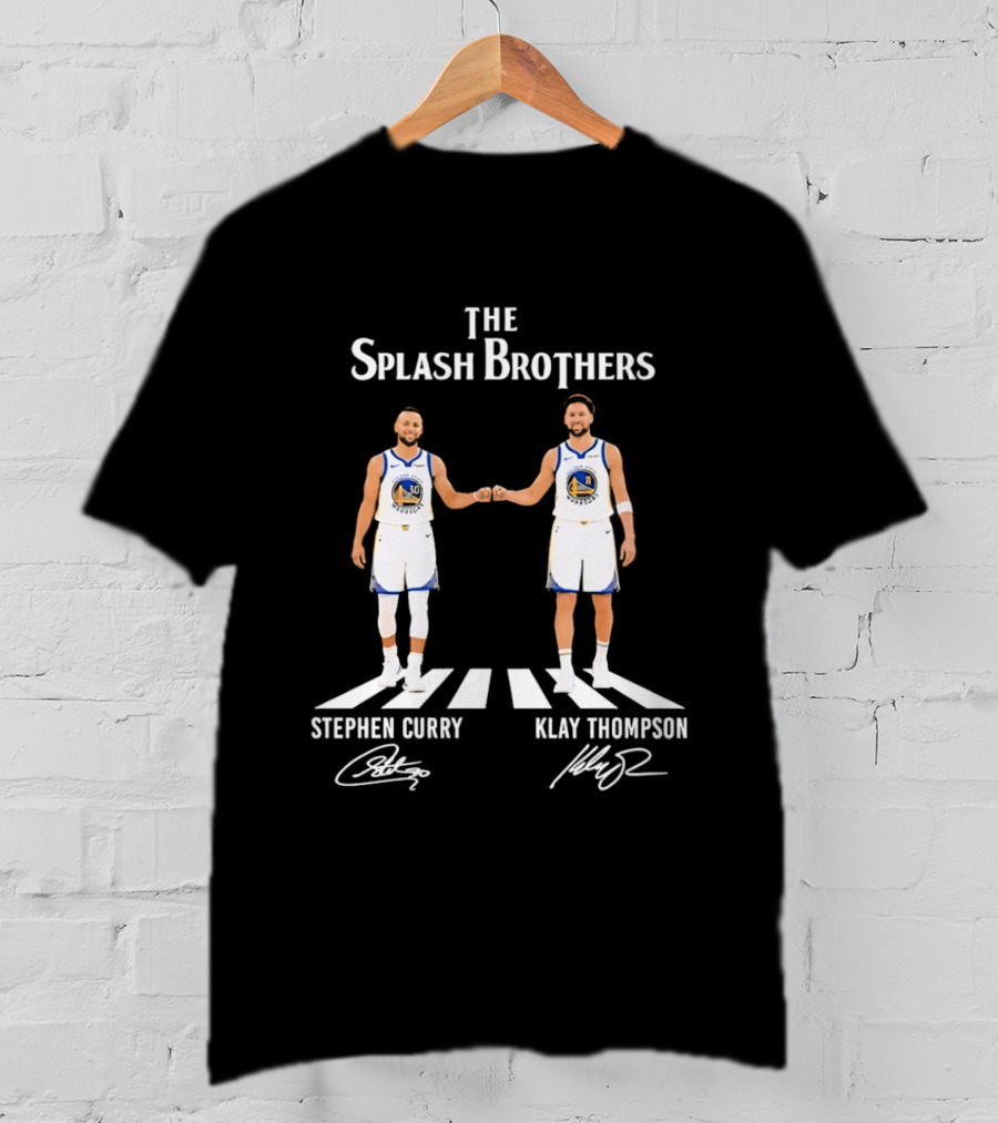 The Golden State Warriors The Splash Brothers Abbey Road T-Shirt