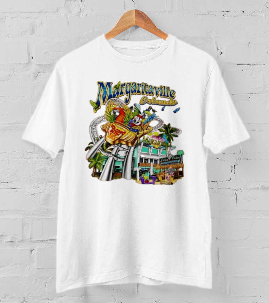 Margaritaville Orlando Volcano Blow It's 5 O' Somewhere T-Shirt