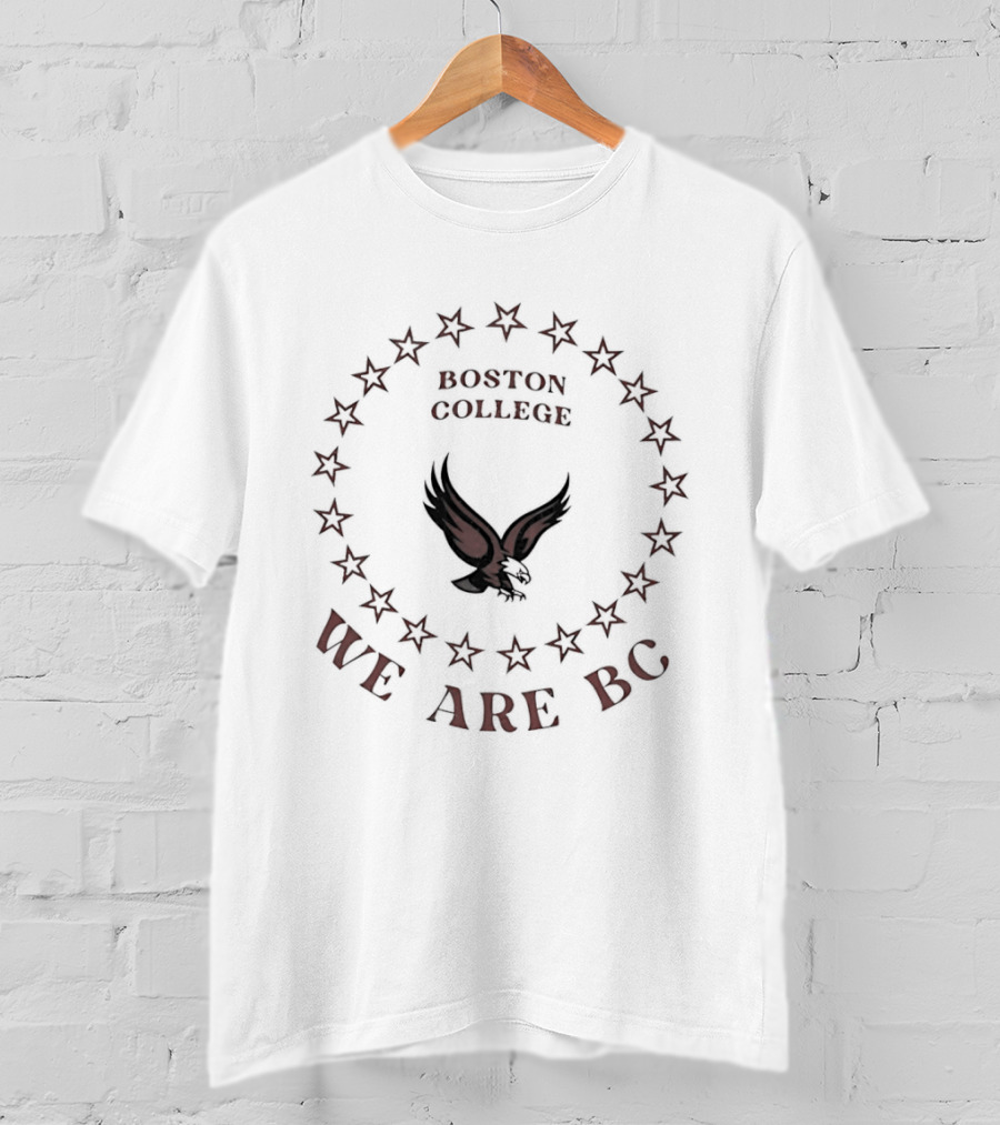 Boston College Eagles We Are BC Stars Circle T-Shirt