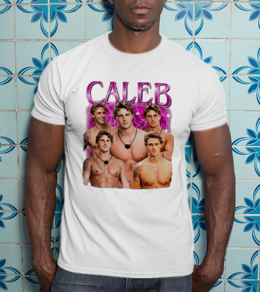 Caleb Love Island USA Reality TV Collage T-Shirt