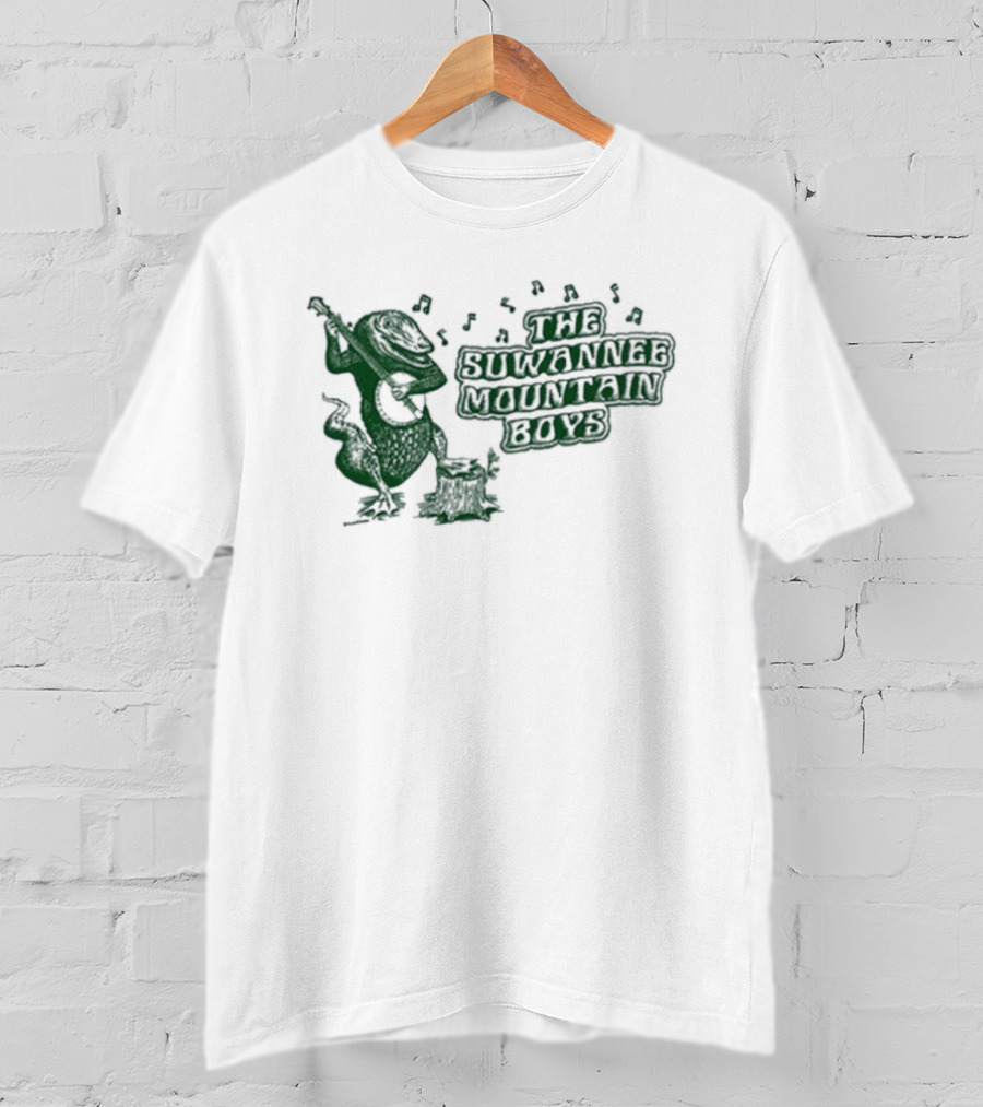 The Suwannee Mountain Boys Gator Banjo Fun T-Shirt