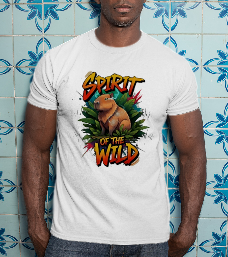 Spirit Of The Wild Capybara Nature Adventure T-Shirt