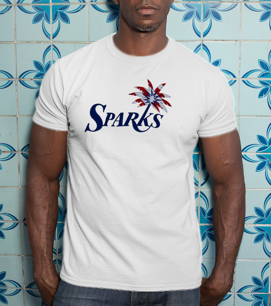 Los Angeles Sparks Stars Stripes Palm Tree Flag T-Shirt