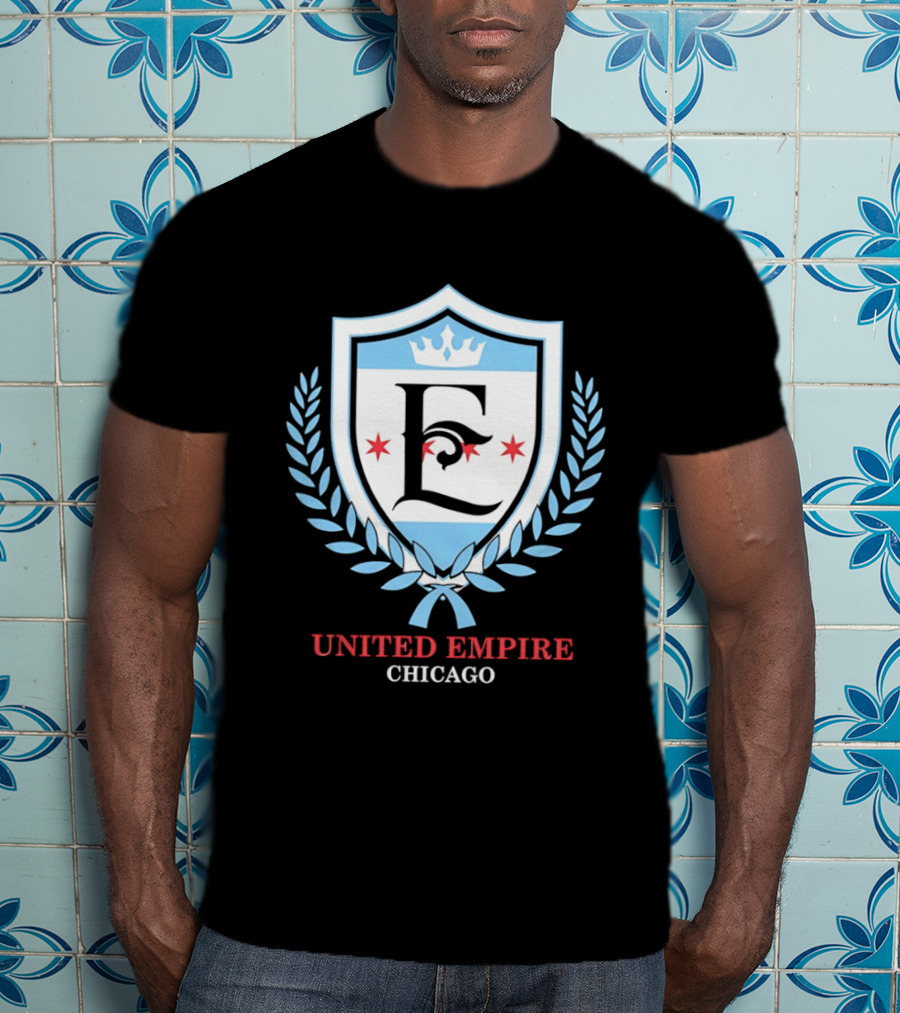 United Empire Chicago E Shield Stars Crown Laurel T-Shirt