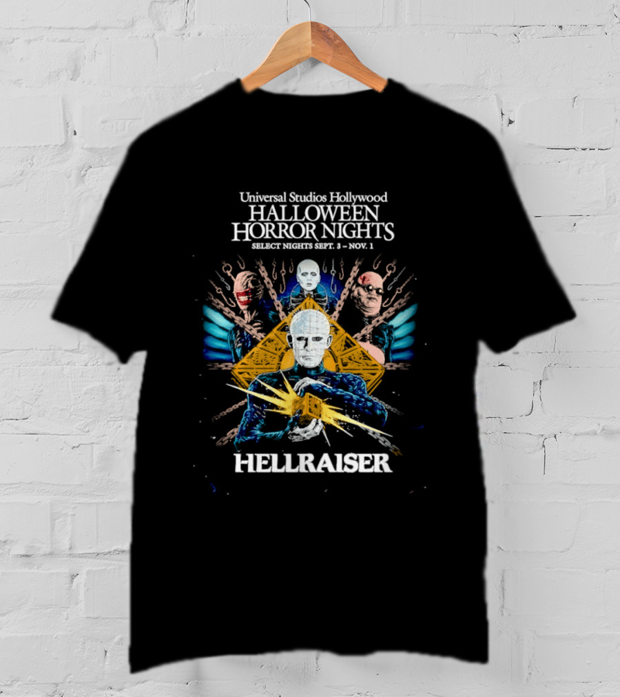 Universal Studios Hollywood Halloween Horror Nights Hellraiser Sept 8 Nov 1 T-Shirt