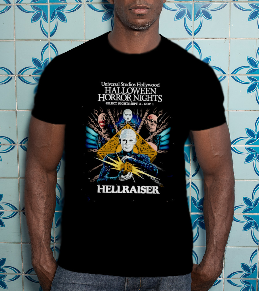 Universal Studios Hollywood Halloween Horror Nights Hellraiser Sept 8 Nov 1 T-Shirt