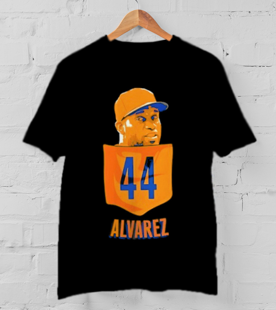 Yordan Alvarez 44 Houston Astros Baseball MLB Pocket Player T-Shirt