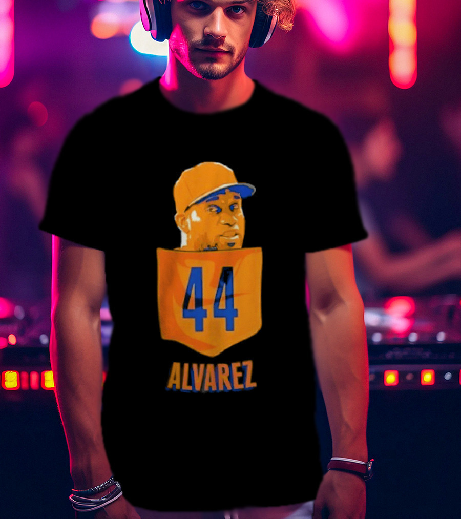Yordan Alvarez 44 Houston Astros Baseball MLB Pocket Player T-Shirt