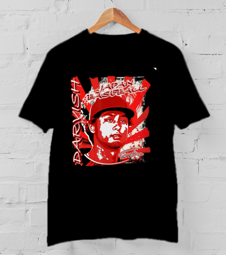 Darvish Japan Baseball MLB International Player Iconic Red T-Shirt