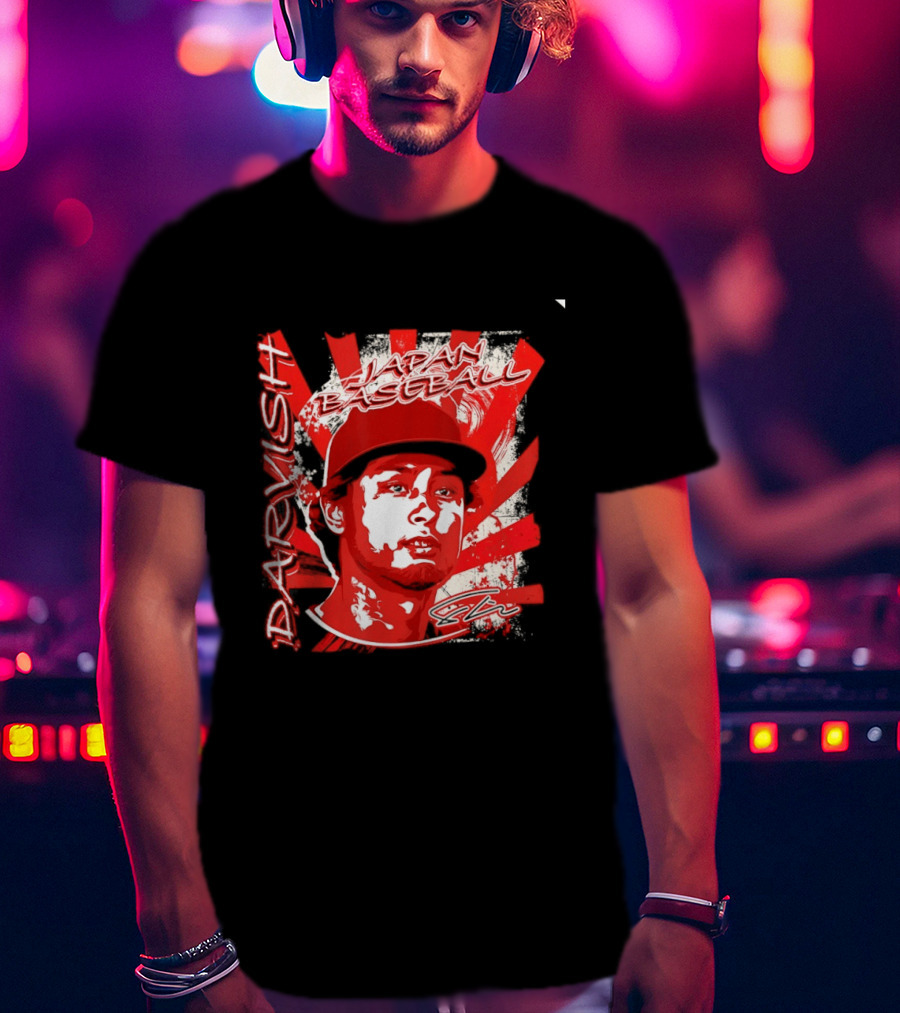 Darvish Japan Baseball MLB International Player Iconic Red T-Shirt