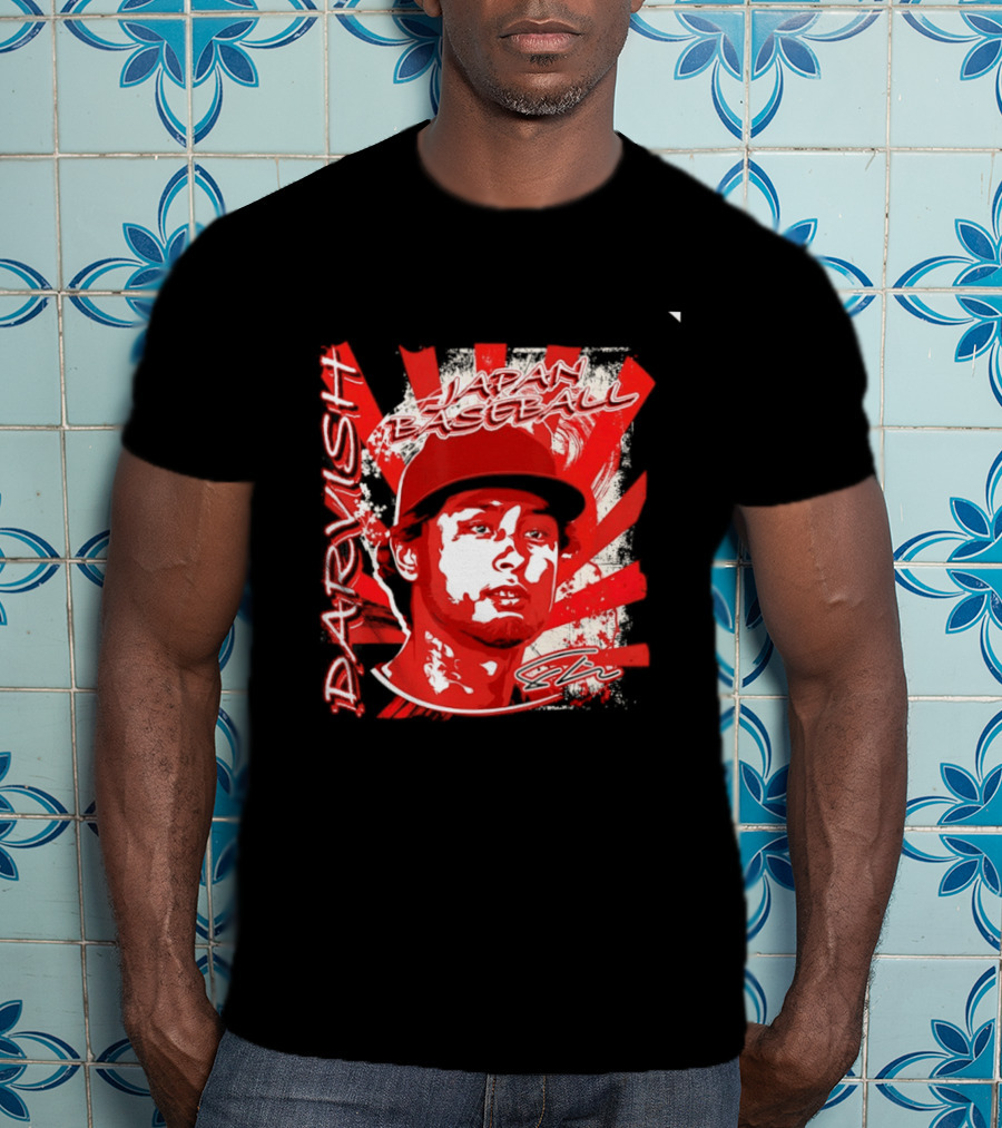 Darvish Japan Baseball MLB International Player Iconic Red T-Shirt