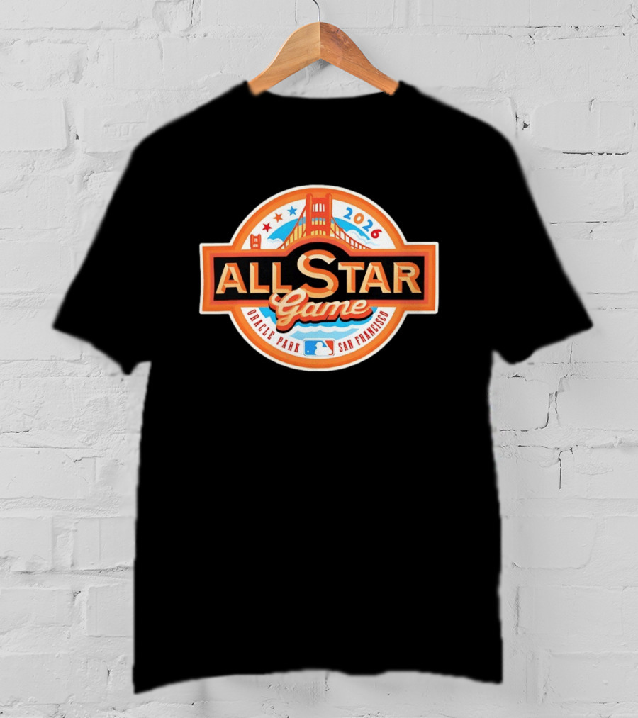 2026 MLB All Star Game Oracle Park San Francisco Golden Gate Bridge T-Shirt