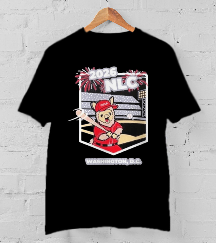 2026 NLC Baseball Llama Stadium Washington DC T-Shirt