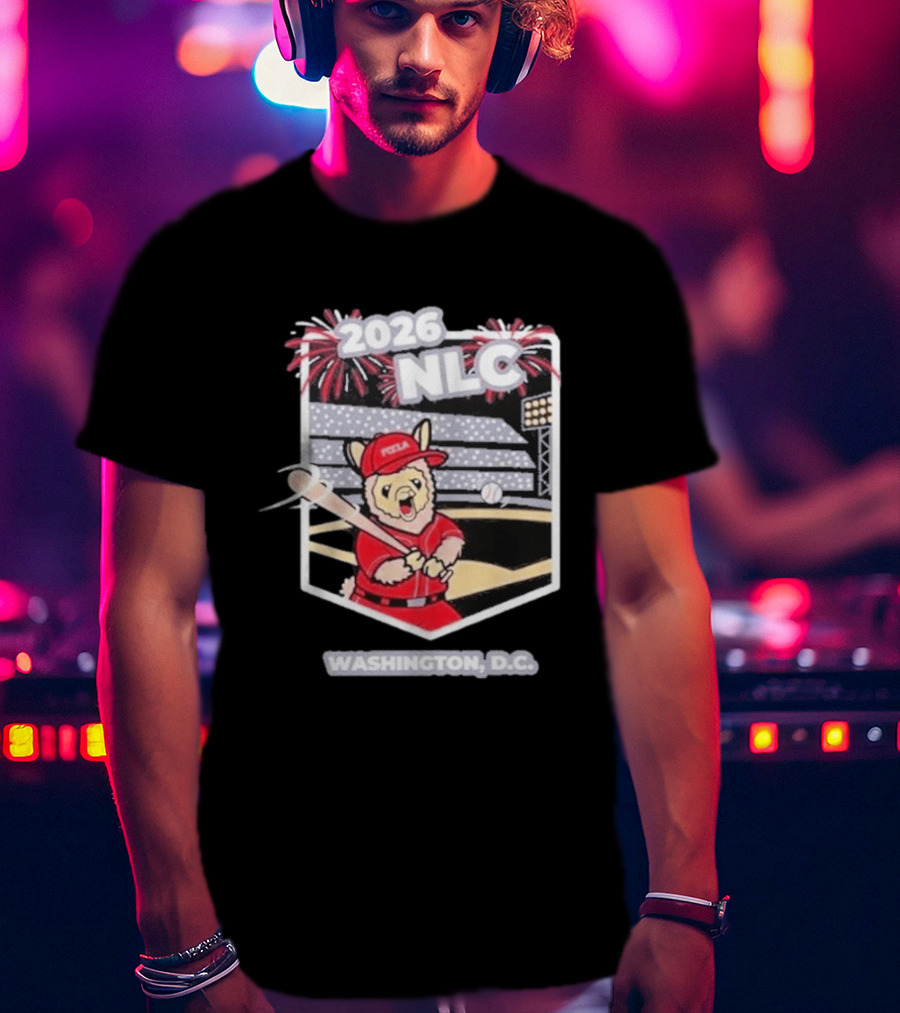 2026 NLC Baseball Llama Stadium Washington DC T-Shirt