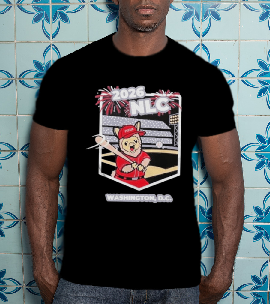 2026 NLC Baseball Llama Stadium Washington DC T-Shirt