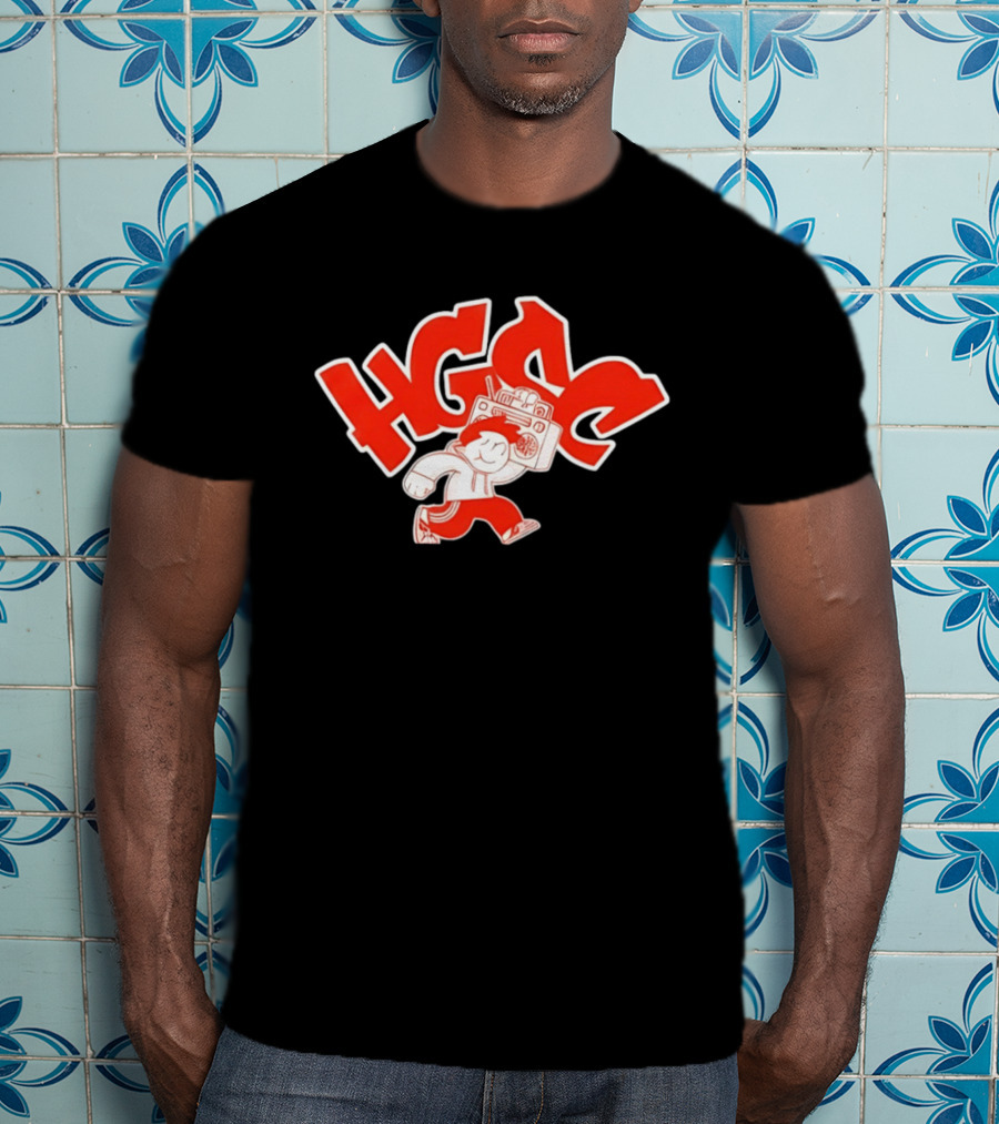 HGSC Hip Hop Boombox Radio 80s Music T-Shirt