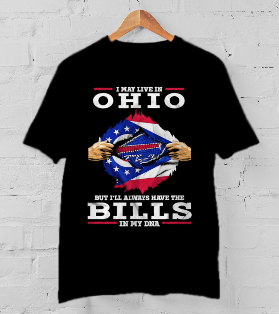 Ohio Pride With Buffalo Bills Spirit In My DNA T-Shirt