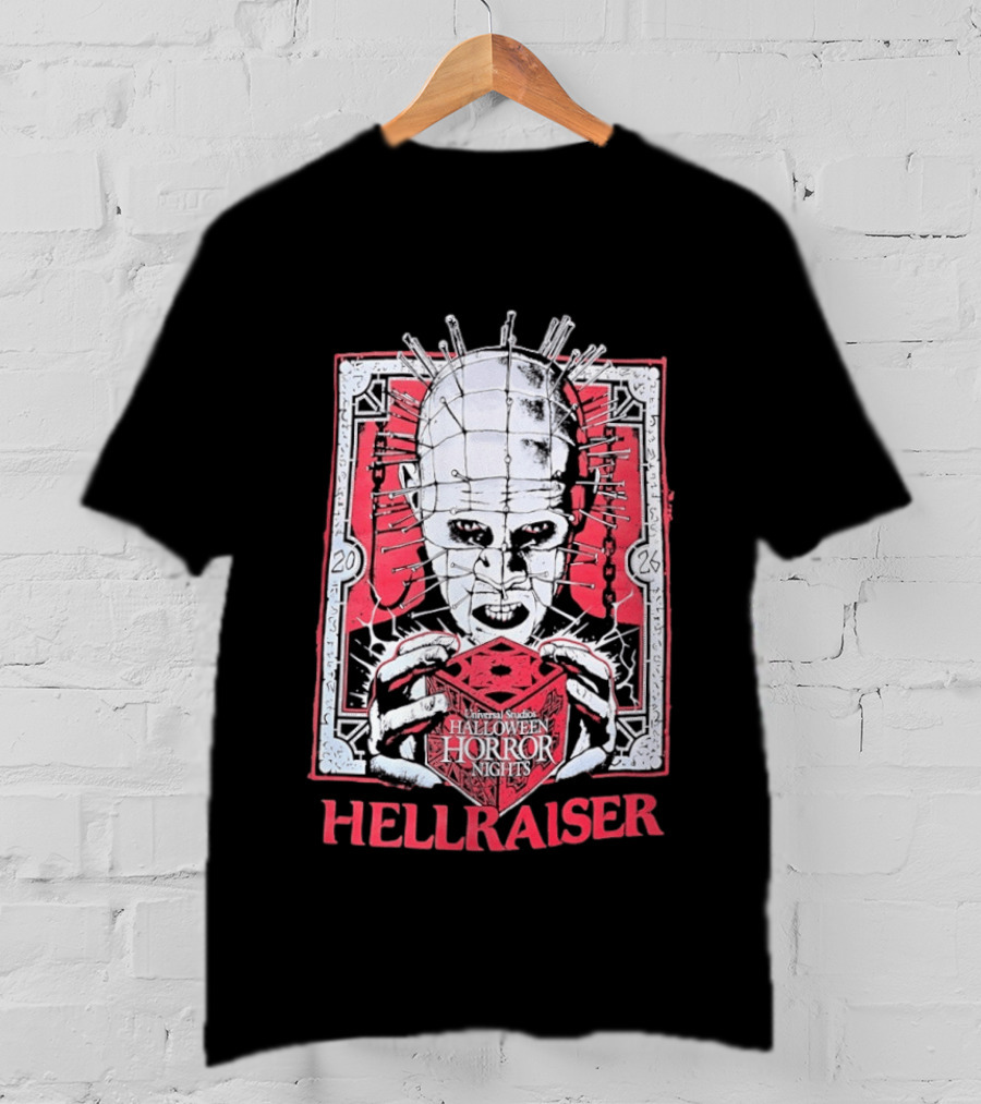 Universal Studios Halloween Horror Nights 2026 Pinhead Hellraiser T-Shirt