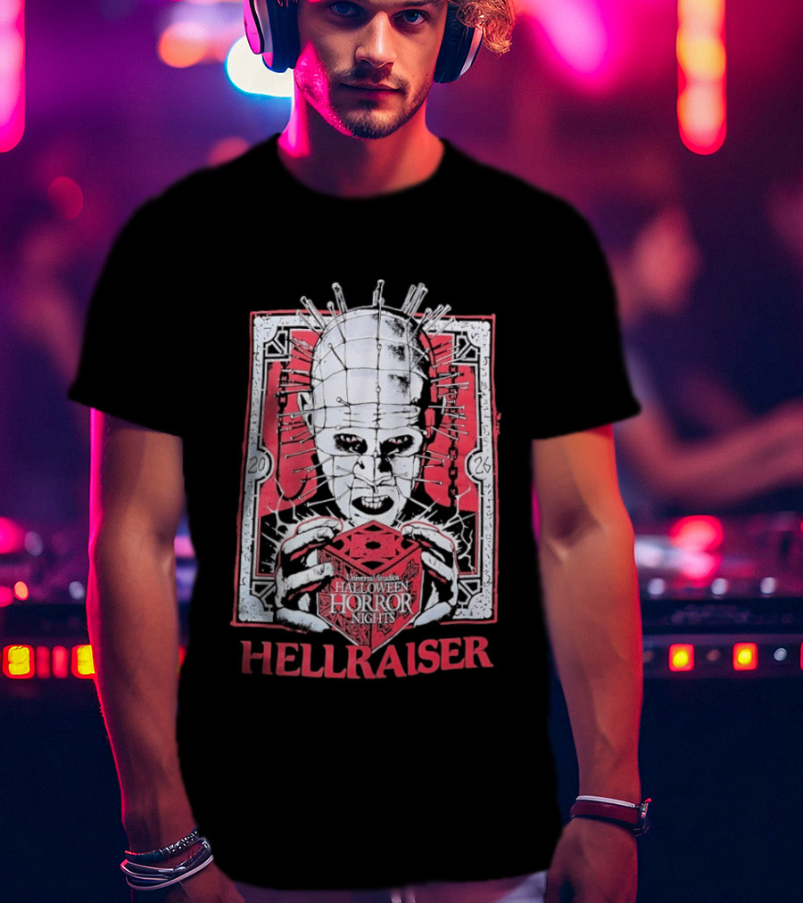 Universal Studios Halloween Horror Nights 2026 Pinhead Hellraiser T-Shirt