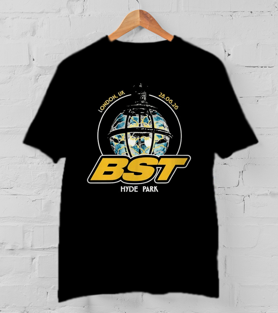 BST Hyde Park Festival London UK 28 June 2026 Globe Design Ateez Event T-Shirt