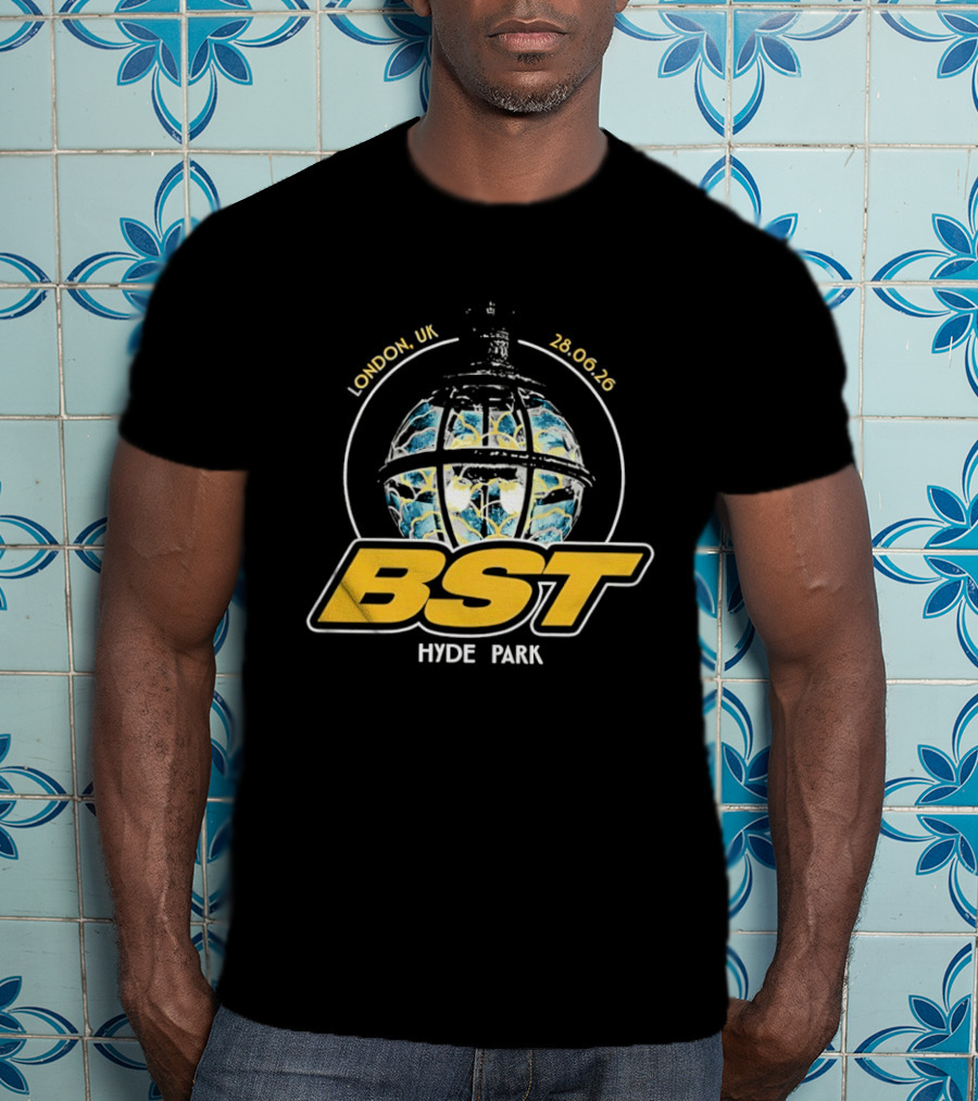 BST Hyde Park Festival London UK 28 June 2026 Globe Design Ateez Event T-Shirt