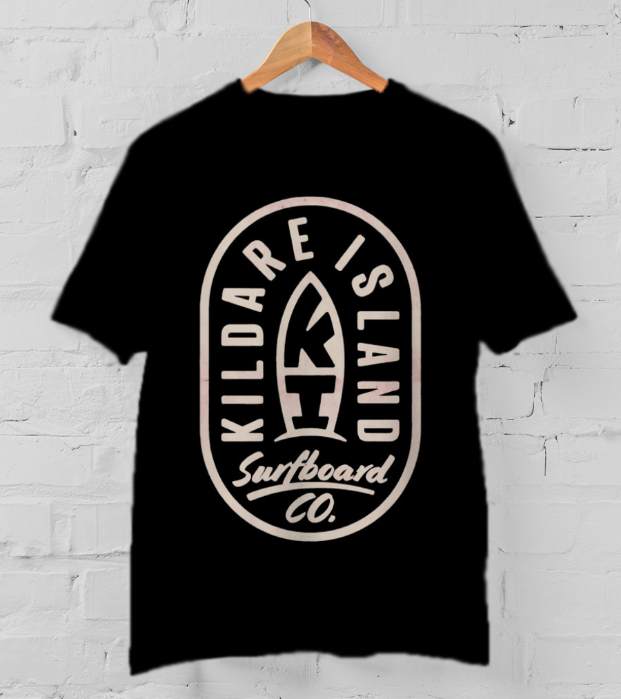 Kildare Island Surfboard Co Classic Vintage Surf T-Shirt