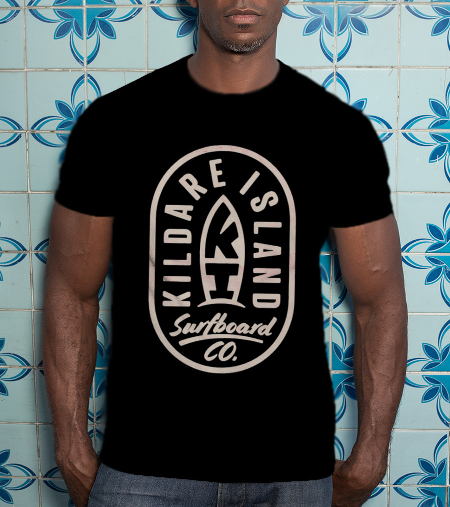 Kildare Island Surfboard Co Classic Vintage Surf T-Shirt