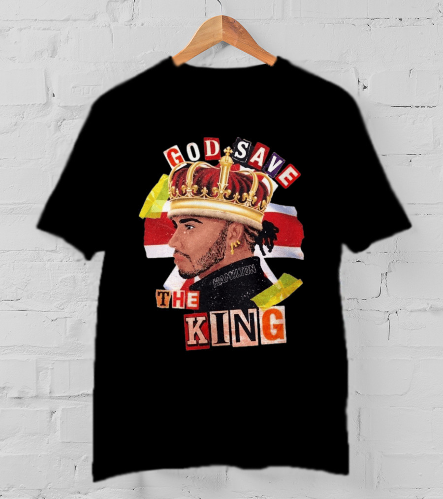 God Save The King Lewis Hamilton Crowned British Champion T-Shirt