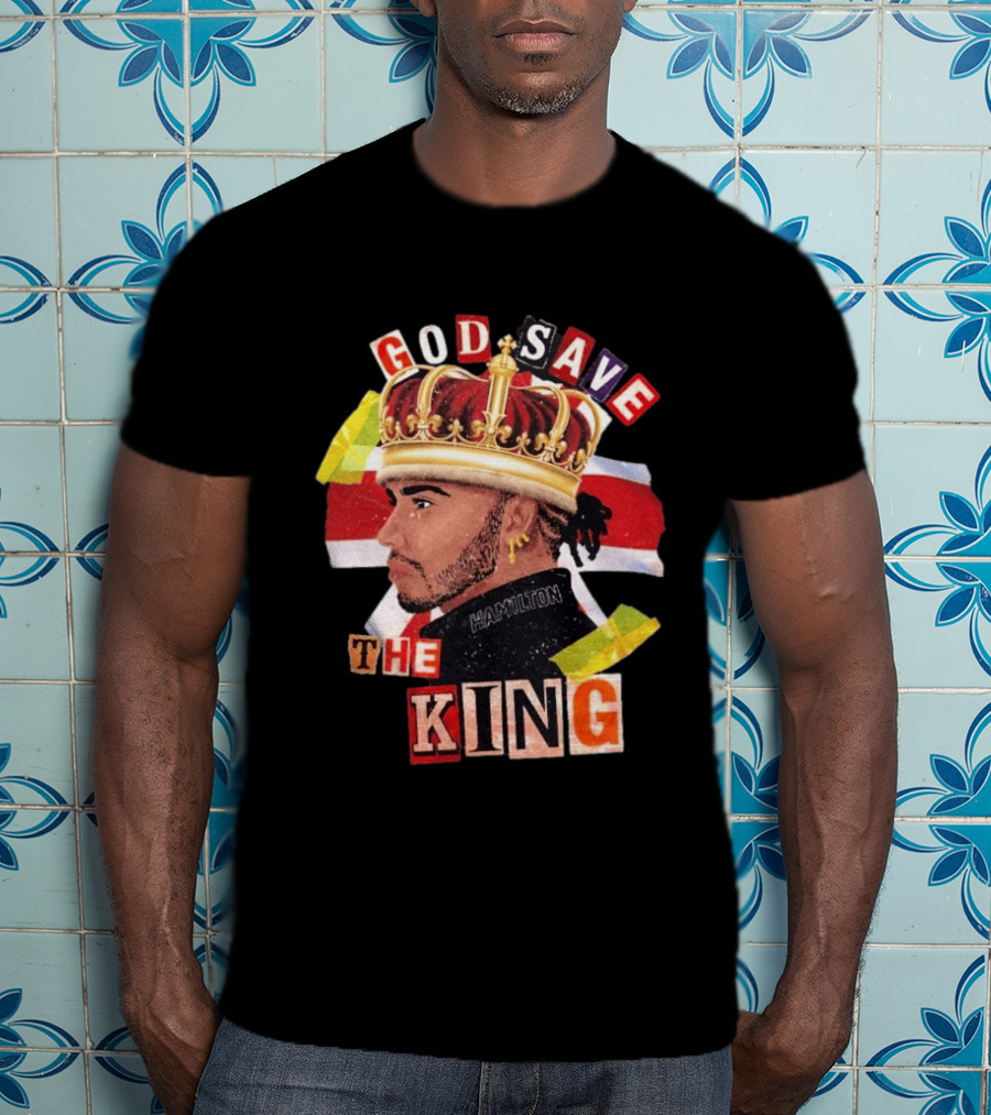 God Save The King Lewis Hamilton Crowned British Champion T-Shirt