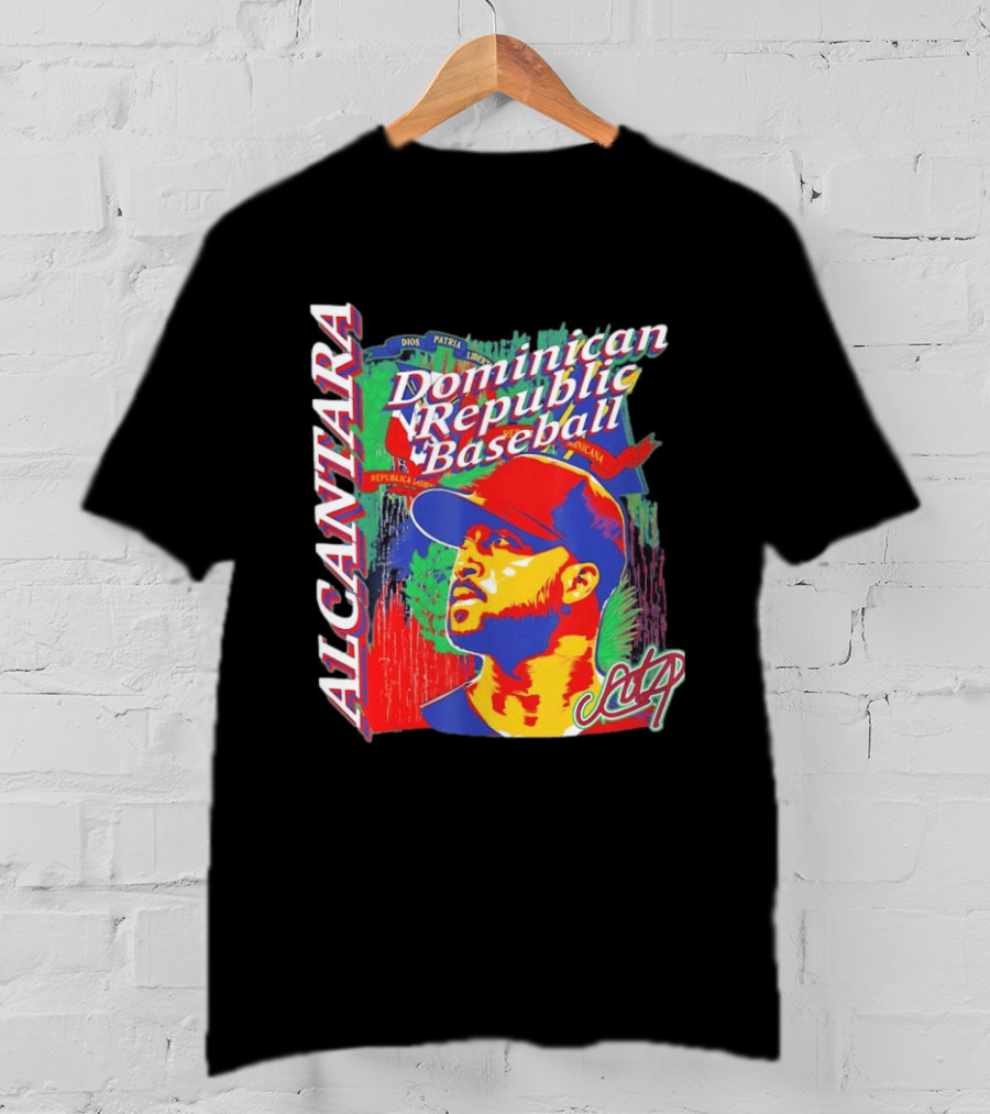 Alcantara Dominican Republic Baseball MLB Sandy T-Shirt