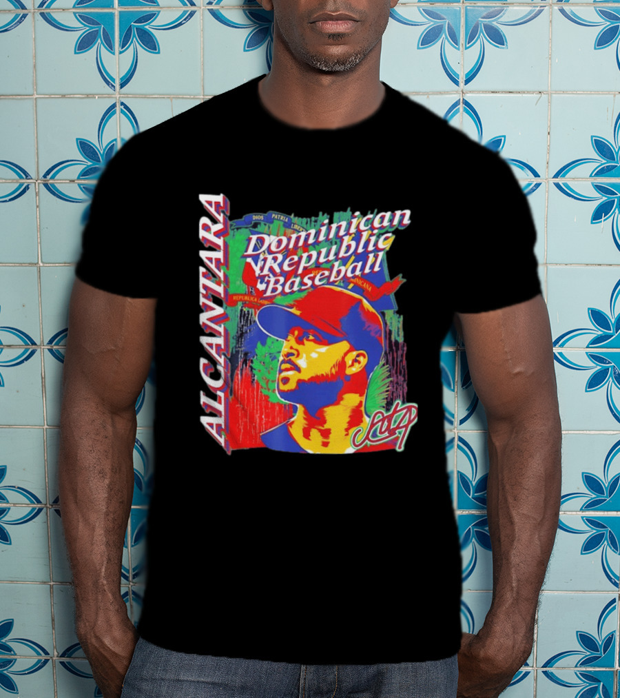 Alcantara Dominican Republic Baseball MLB Sandy T-Shirt