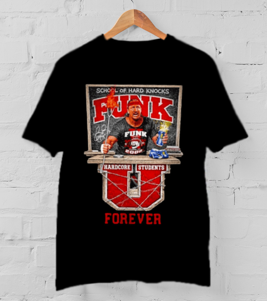 School Of Hard Knocks Funk Hardcore Students Forever T-Shirt