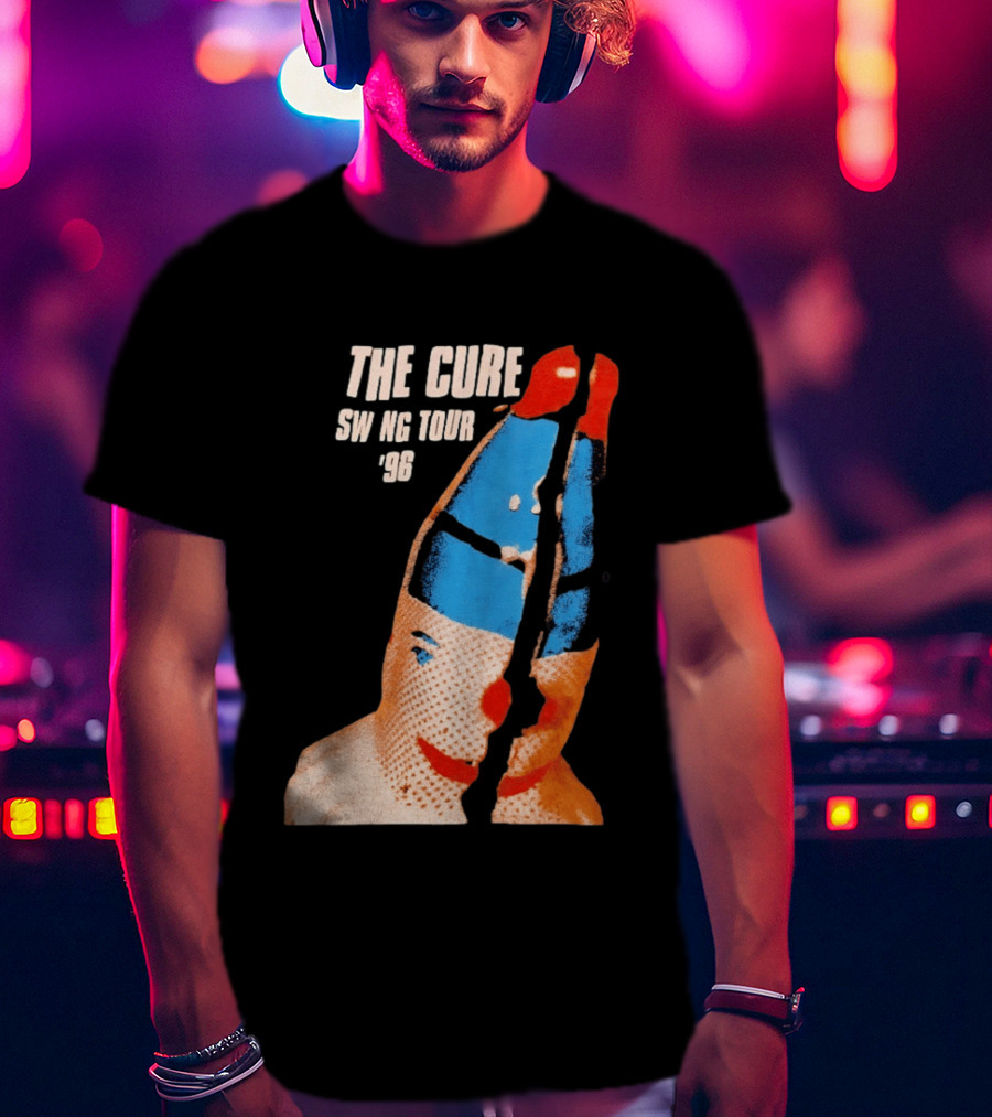 The Cure Swing Tour 96 Clown Face T-Shirt