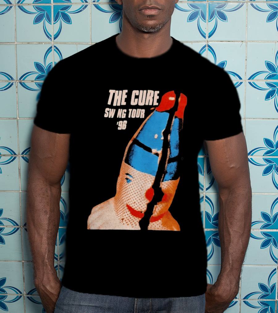 The Cure Swing Tour 96 Clown Face T-Shirt