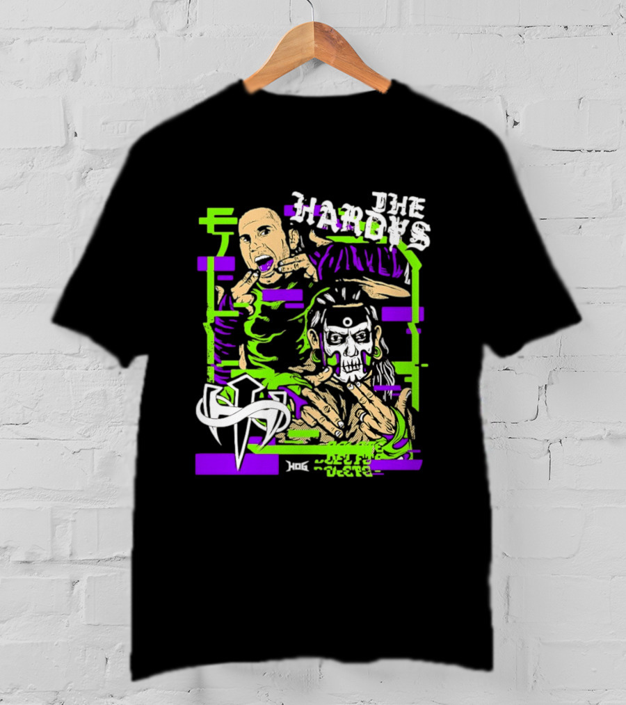 The Hardys Jeff Hardy Matt Hardy WWE Neon T-Shirt