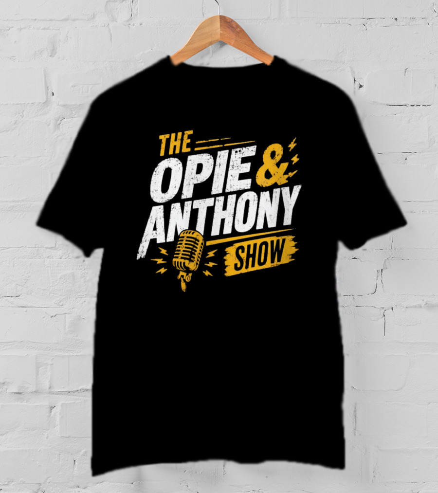 The Opie And Anthony Show Podcast Microphone T-Shirt