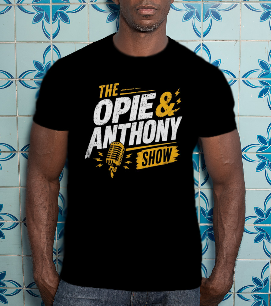 The Opie And Anthony Show Podcast Microphone T-Shirt