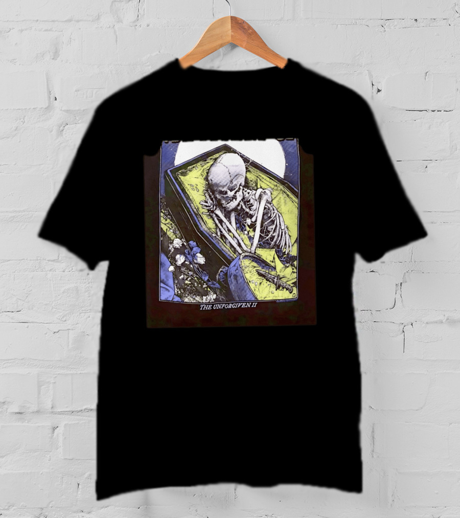 The Unforgiven II Skeleton Coffin Floral T-Shirt
