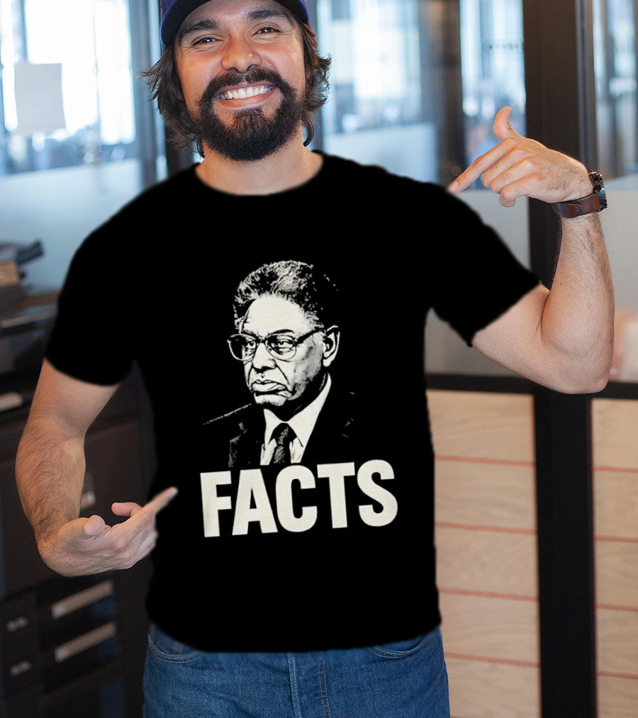 Thomas Sowell Facts Portrait Realism T-Shirt