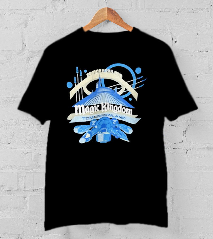 Tomorrowland Magic Kingdom Walt Disney World Spaceship And Futuristic T-Shirt