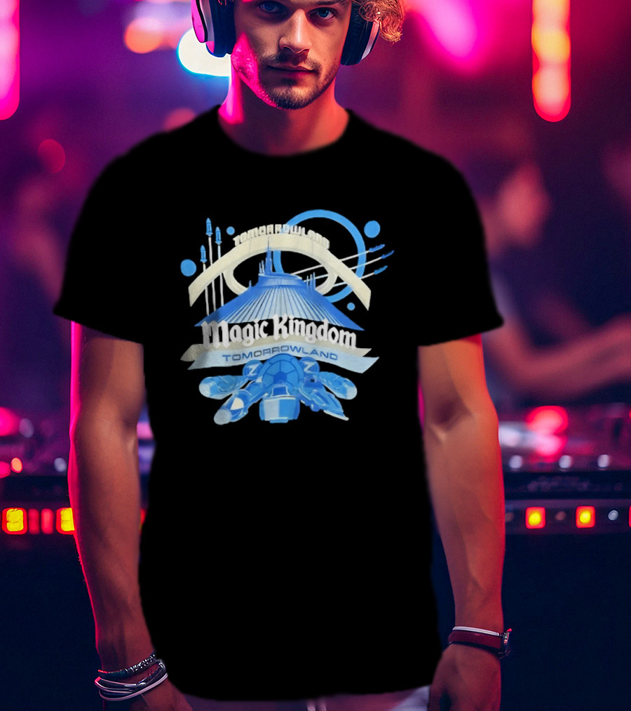 Tomorrowland Magic Kingdom Walt Disney World Spaceship And Futuristic T-Shirt