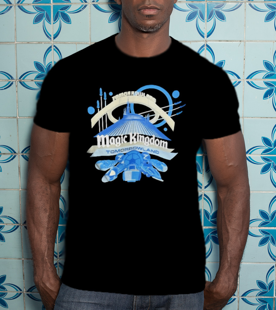 Tomorrowland Magic Kingdom Walt Disney World Spaceship And Futuristic T-Shirt