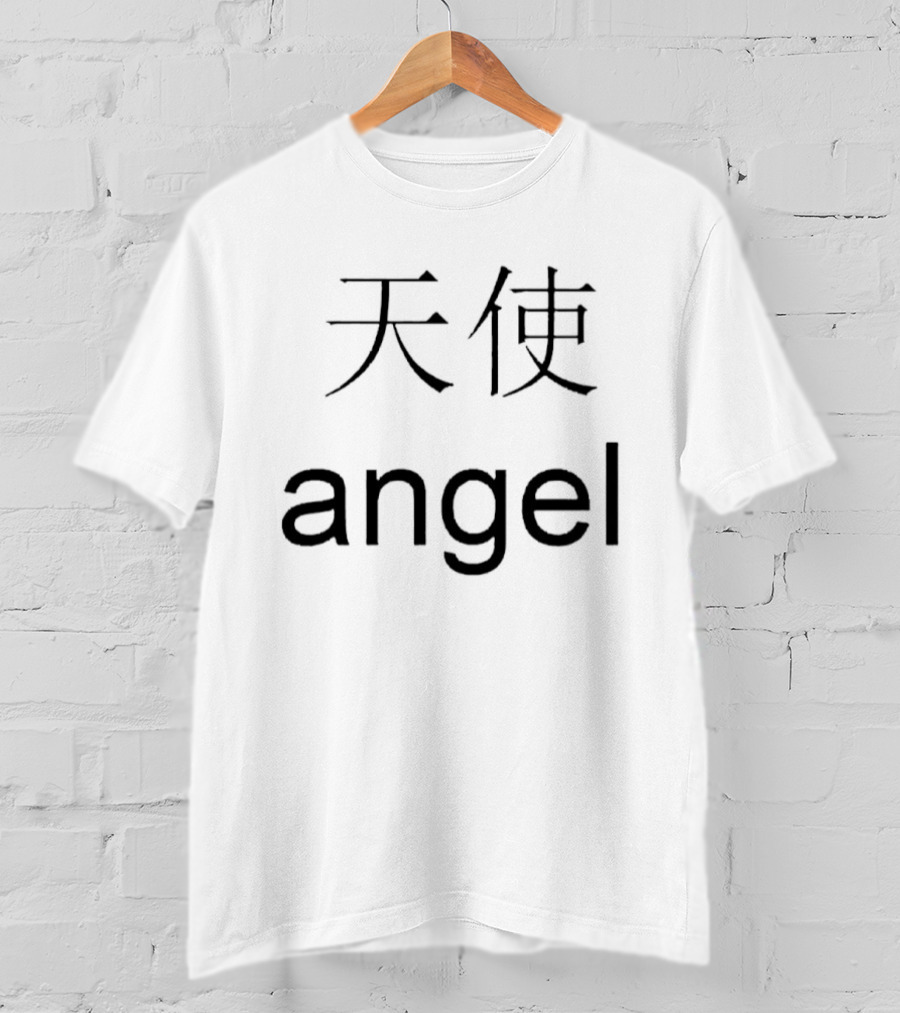 Angel Kanji Japanese Celestial Spiritual T-Shirt