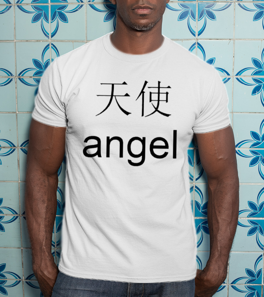Angel Kanji Japanese Celestial Spiritual T-Shirt